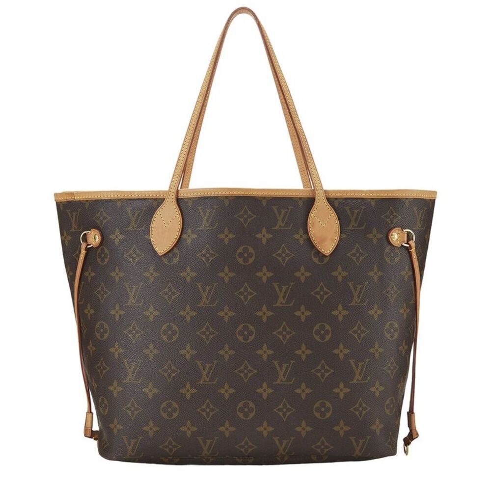 Louis Vuitton Brown Monogram Canvas Neverfull Mm (Authentic Pre-Loved) - Picture 2 of 4